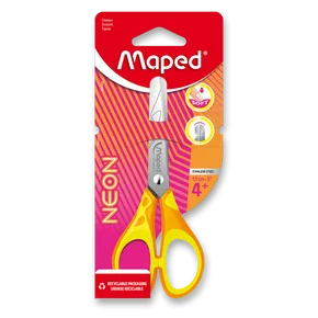 Nůžky Maped Pulse Soft Neon 13 cm, blistr, mix barev